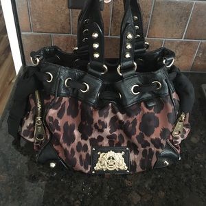 ⭐️Juicy couture leopard print bag 💜